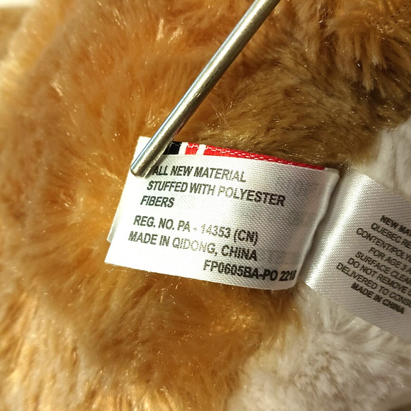 1972 Fiesta Vintage Realistic Red FOX Plush Stuffed Toy Large Ears Tail Standing - Picture 16 of 16